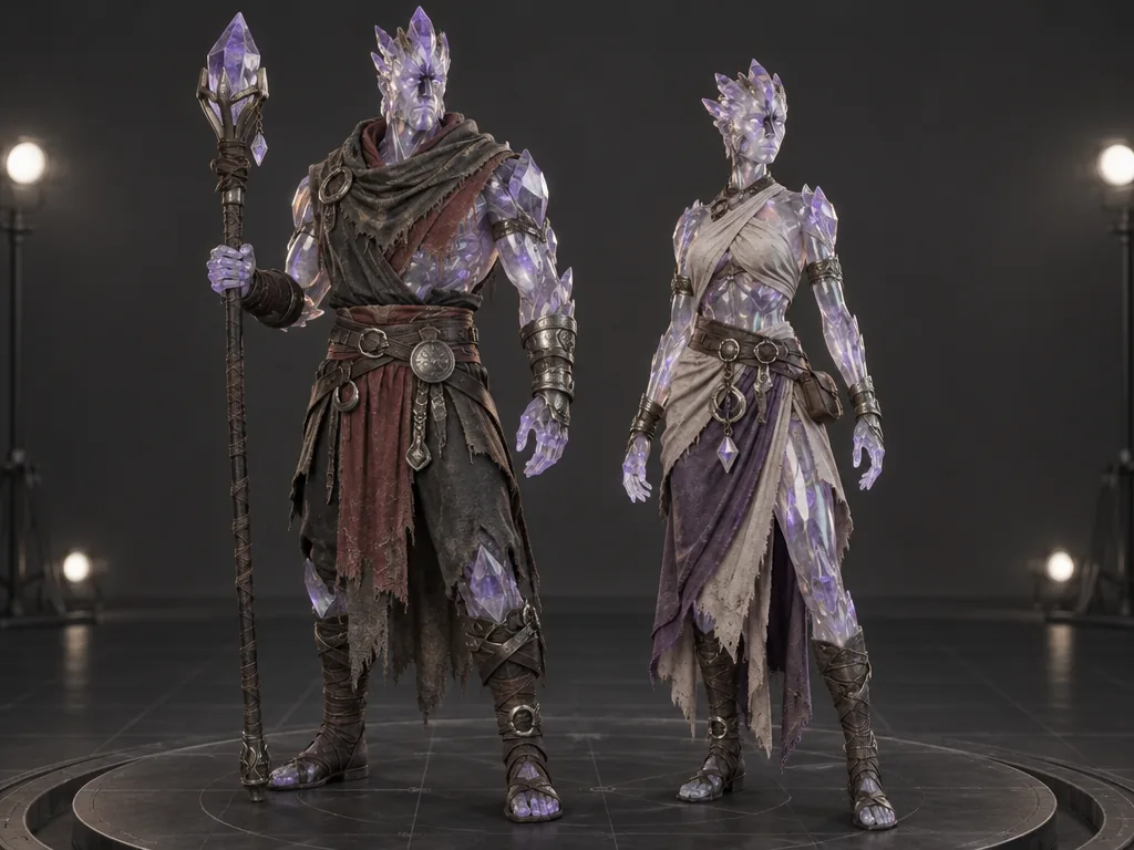 Lumen male and female 3D models